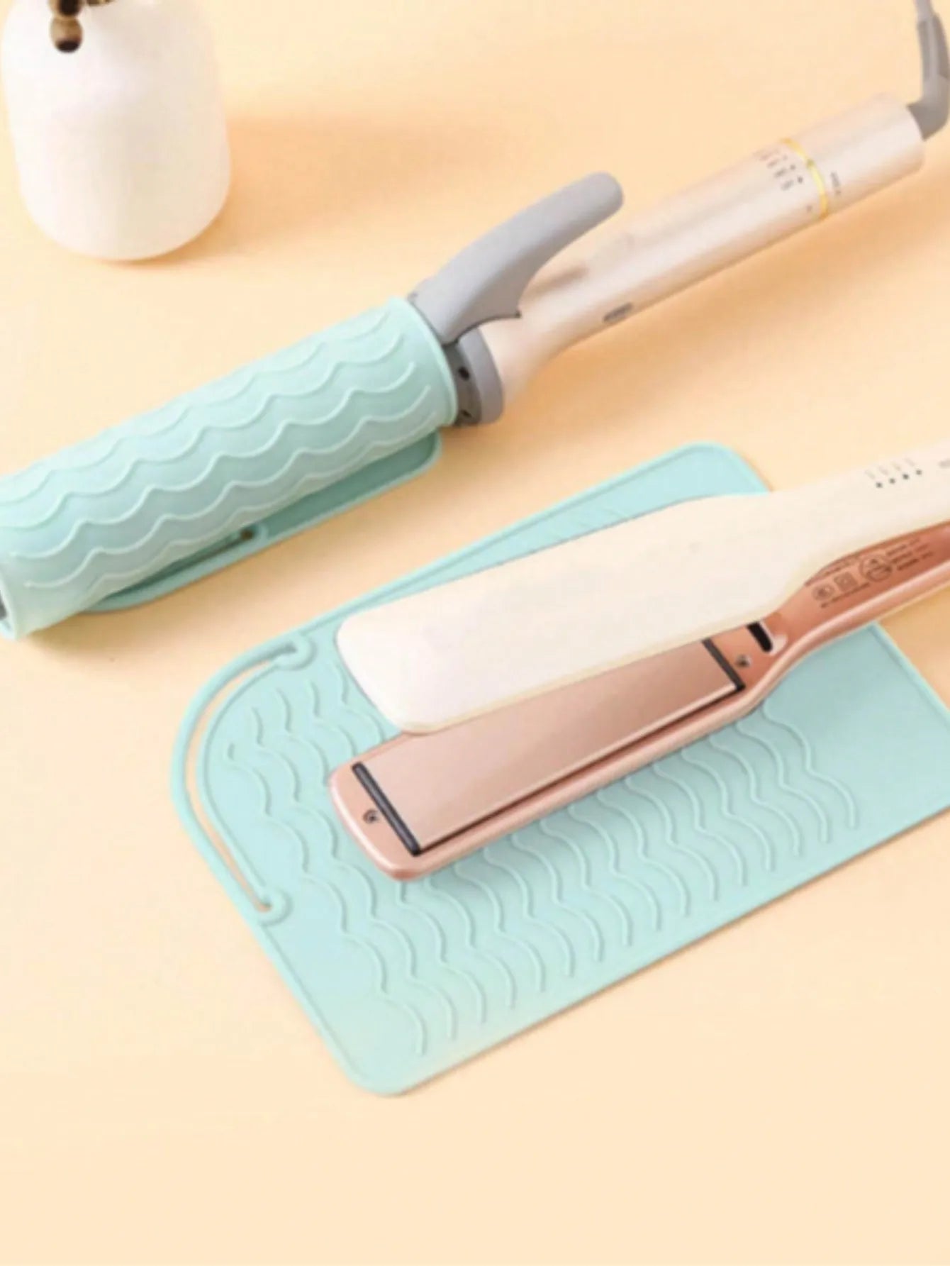 Estera Resistente al Calor para Plancha de Pelo