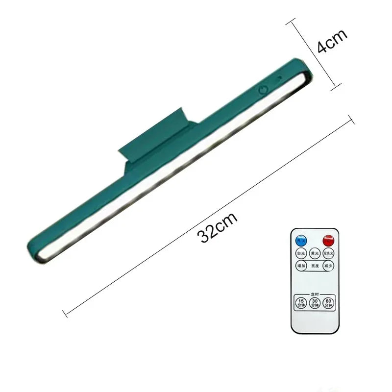 Lámpara LED USB Recargable Magnética con Atenuación Continua para Dormitorio