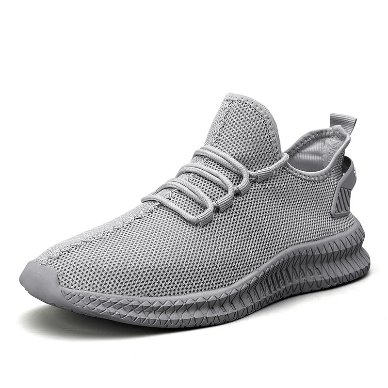 Zapatillas de correr transpirables para hombre, zapatos informales con plataforma a la moda para hombre, zapatos vulcanizados ligeros para mujer, zapatillas antideslizantes flexibles