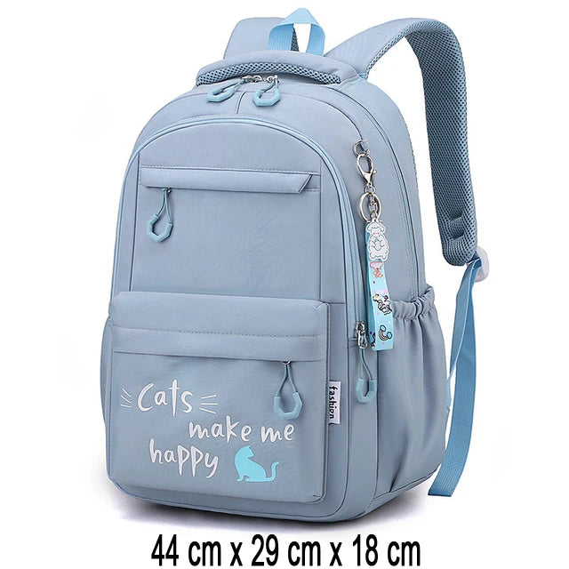 Mochila escolar para niña, mochila para adolescentes, mujeres y niños, mochila escolar rosa para primaria, mochila alta para adolescentes y niños