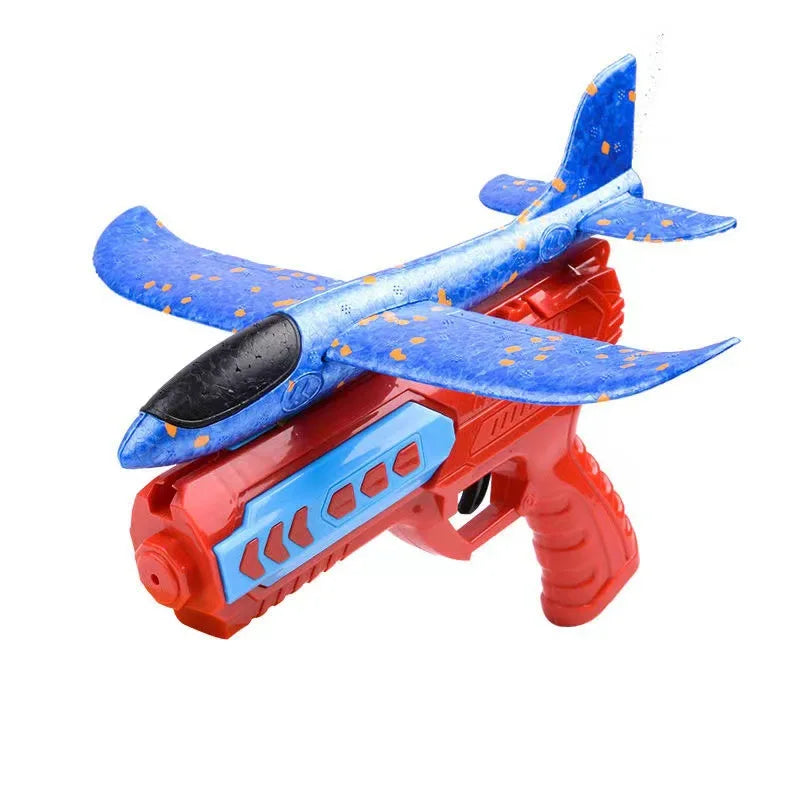 Avión de eyección al aire libre para niños, juguetes de espuma, aviones oy gun, juegos al aire libre para padres e hijos, juguetes, regalos para niños, juguete volador