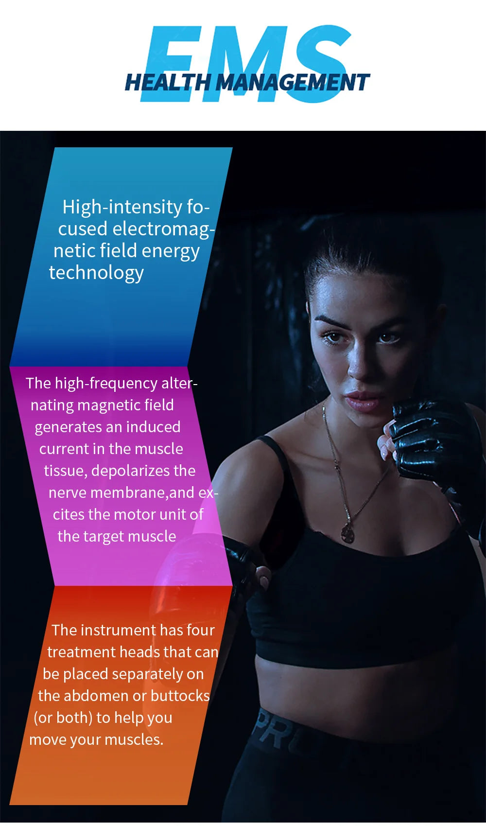 Myoslim 15 Tes 6500W NEO Slimming Nova, Quemador de Grasa, Estimulación Muscular EMS, Estimulación Electromagnética Corporal, Pantalla Plegable Profesional