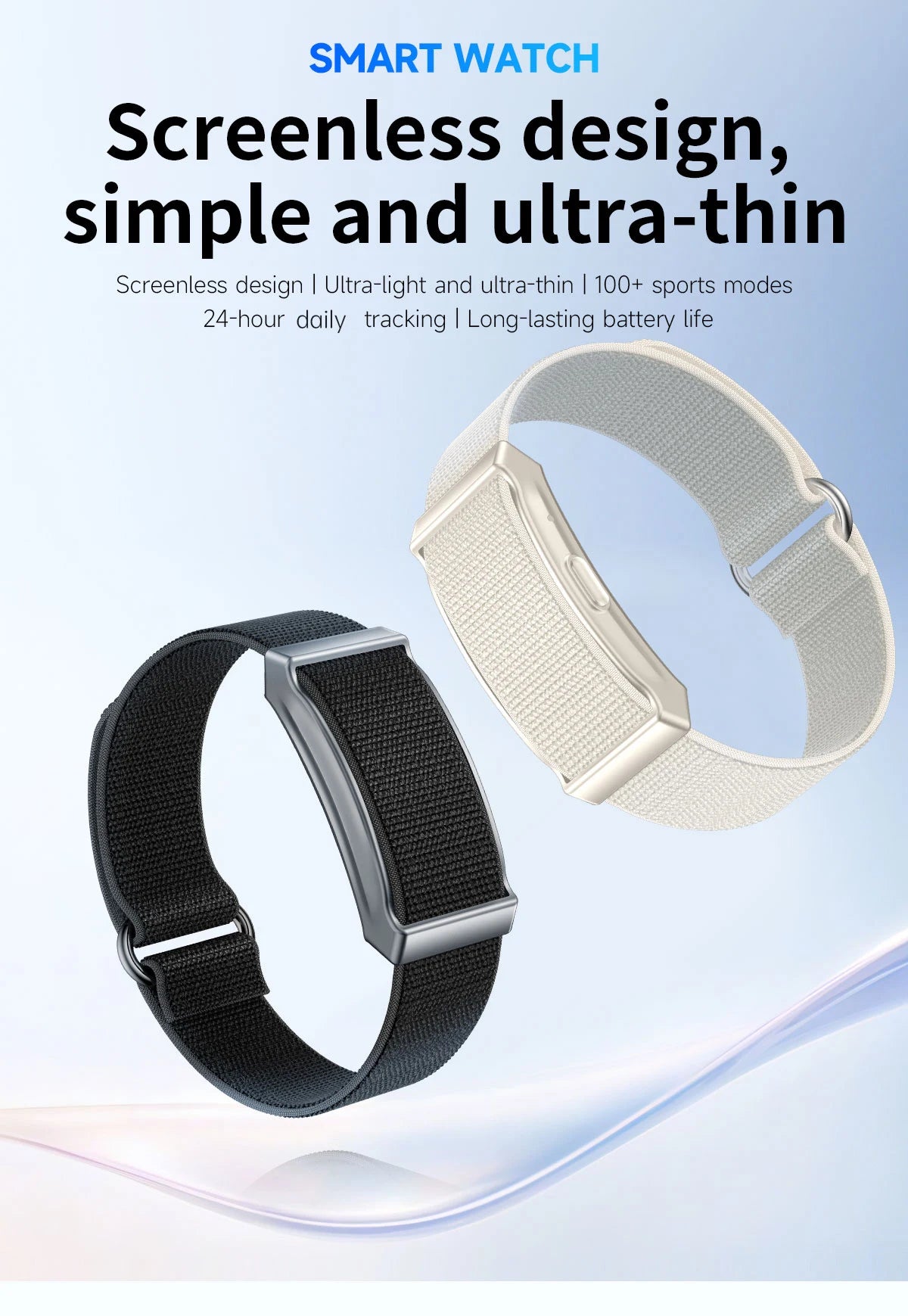 LIGE Reloj Inteligente sin Pantalla IP68