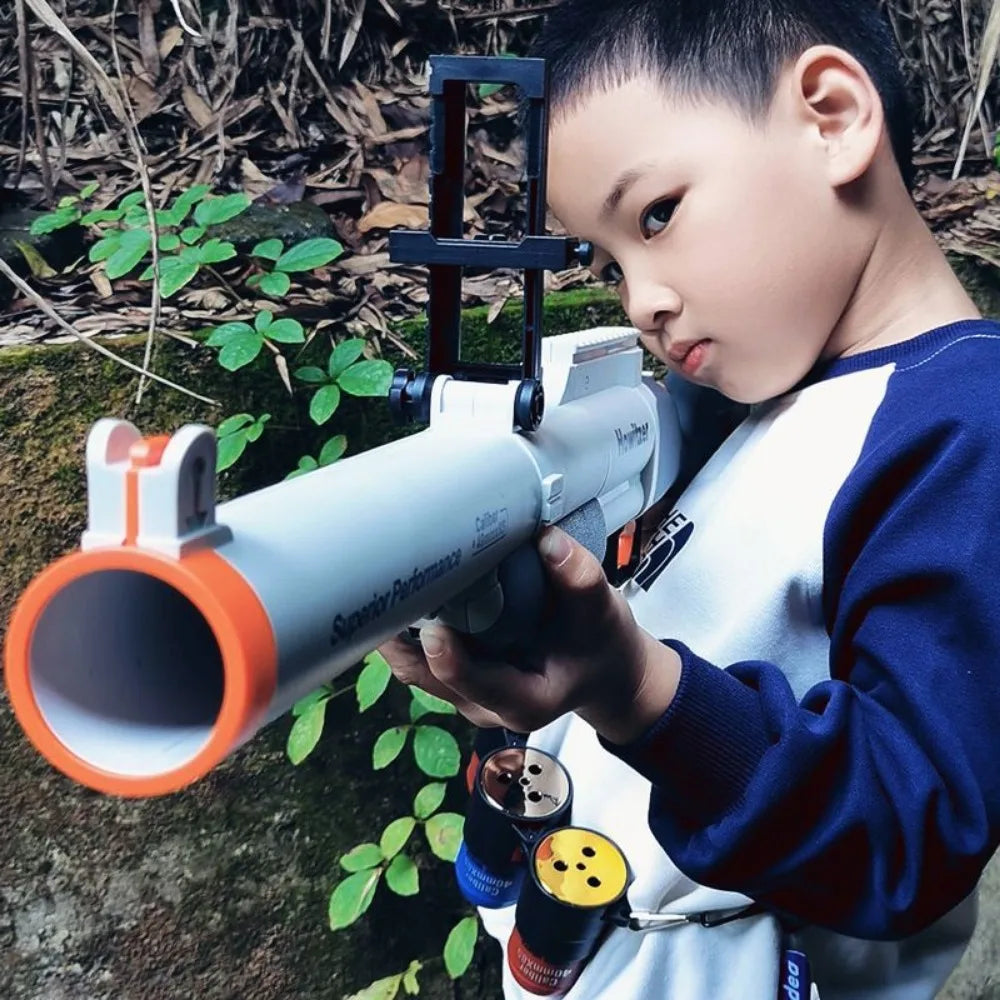 Pistola de juguete de bala suave M79, lanzador de Rifle, juego de disparos para regalos de Navidad y cumpleaños