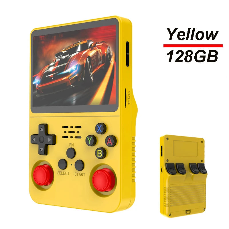 Consola de Juegos Retro Arkos R36S, Pantalla 3.5 Pulgadas, 64GB o 128GB