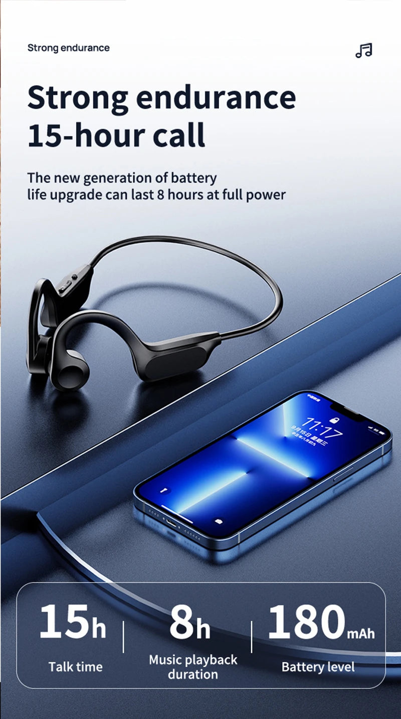 Auriculares X7 Conducción Aérea Bluetooth 5.3 Deportivos