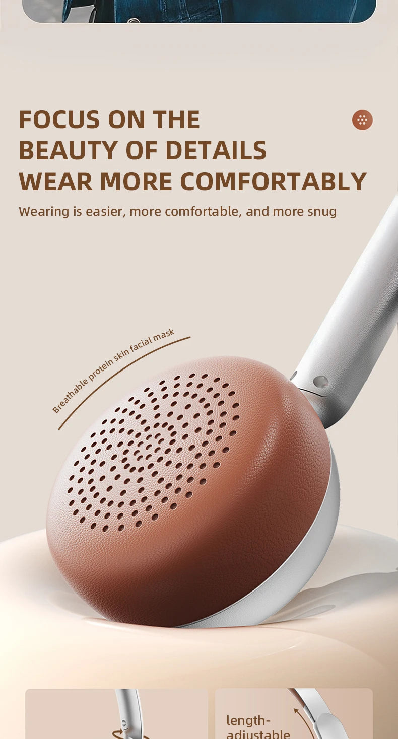 Auriculares Bluetooth Acer OHW111, Estilo Retro, Inalámbricos, Bluetooth 5.4, HIFI Estéreo, para Gamers, 70 Horas de Reproducción