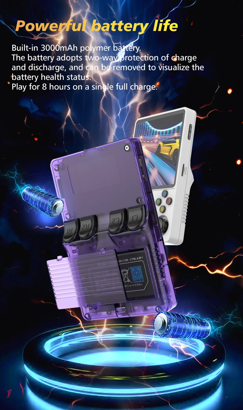 Consola Retro Portátil R36S Plus Pantalla IPS 4" +20.000 Juegos