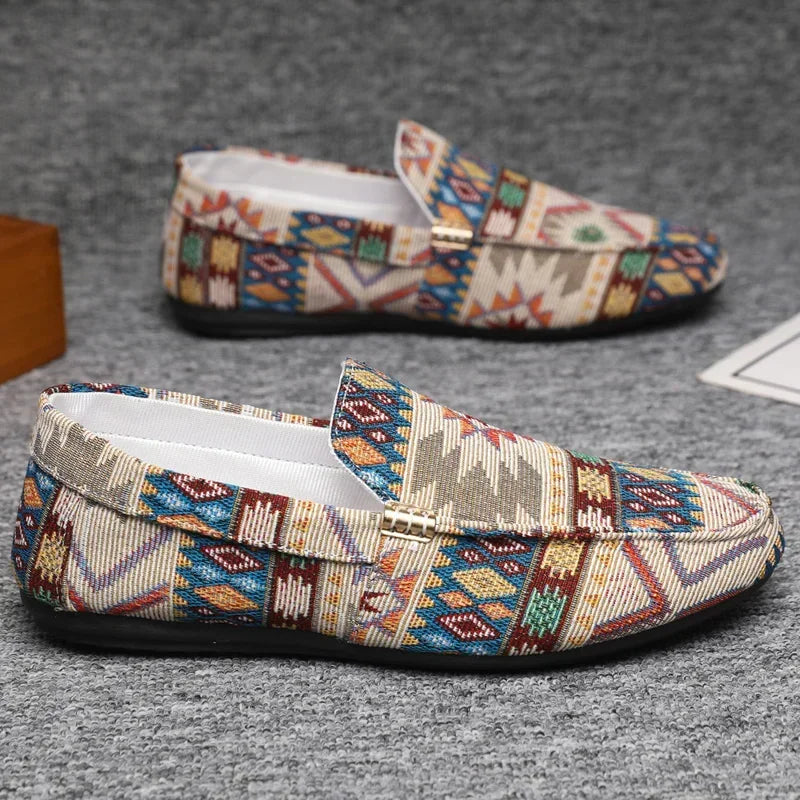 Zapatos informales de verano para hombre, mocasines transpirables para hombre, zapatos perezosos, zapatillas cómodas para caminar, zapatos planos antideslizantes para conducir