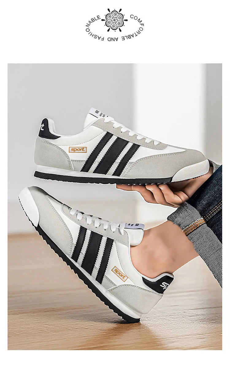 Zapatos Ligeros Estilo Forrest Gump para Hombre, Zapatillas Antideslizantes con Superficie Suave, Zapatos Casuales Retro Versátiles