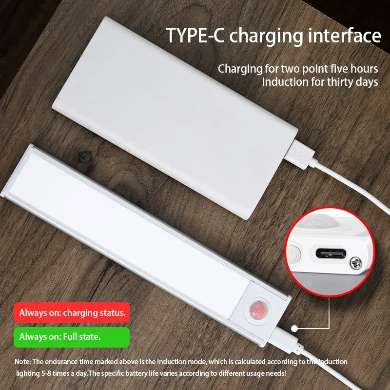 Barra de Luces LED Ultrafina con Sensor USB-C