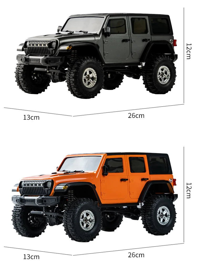 Auto RC JJRC C8801 Jeep Wrangler 4WD 1:18 Control Remoto