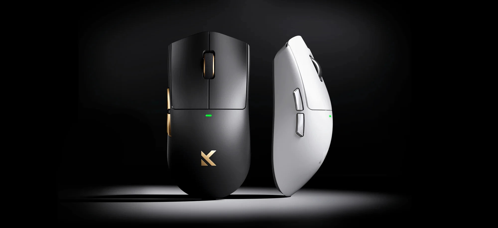 MCHOSE K7-ratón Ultra inalámbrico para juegos PAW3950, doble tasa de orollamiento de 8K, base de carga inalámbrica magnética ligera, para deportes y oficina