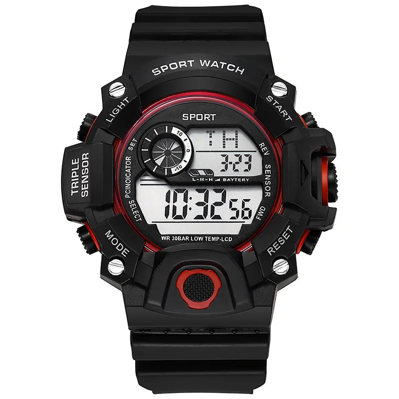 Reloj Digital LED YIKAZE para hombre, relojes deportivos para hombre, reloj electrónico para Fitness, relojes deportivos militares multifunción, reloj, regalos para niños
