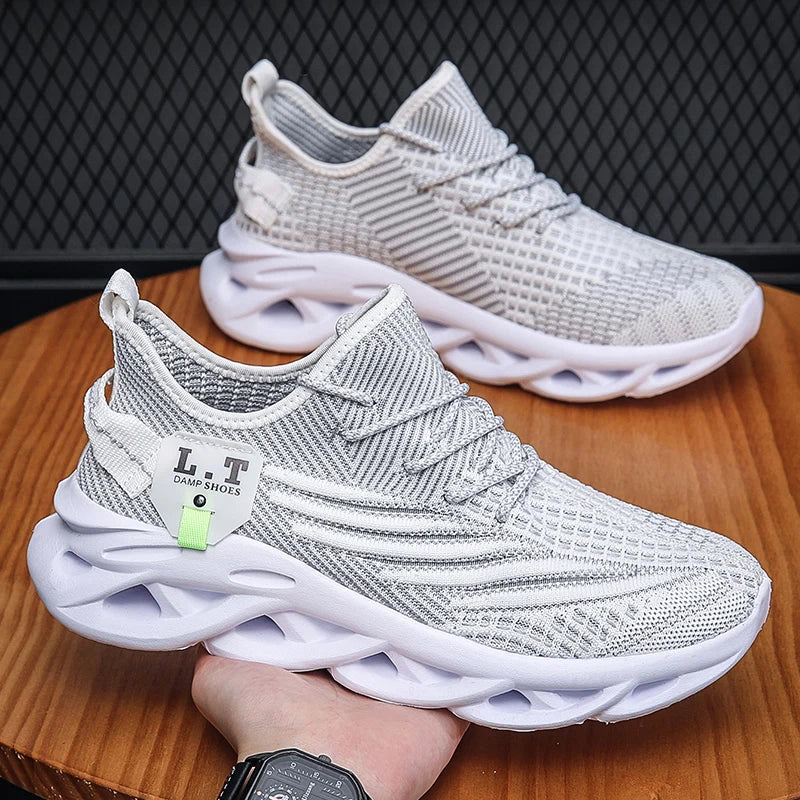 Zapatos deportivos informales de gran tamaño, zapatillas informales para hombre y mujer, nuevos zapatos impermeables para hombre, zapatos para correr ligeros, cómodos y transpirables