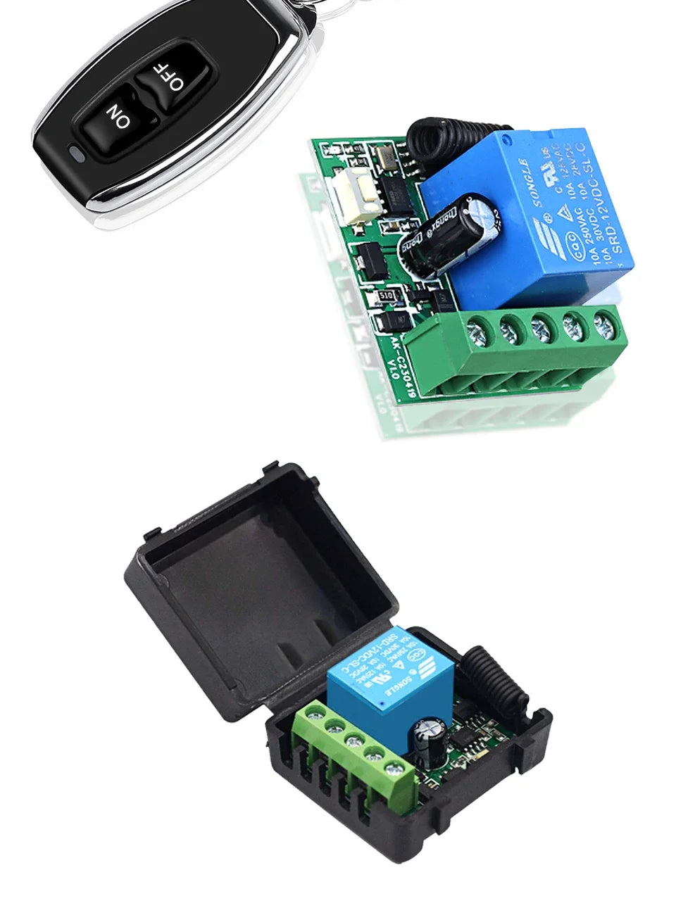 Interruptor de Control Remoto RF 433Mhz DIY con Módulo