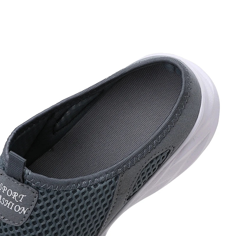 2024 zapatillas de hombre antideslizantes, zapatos informales para hombre, zapatillas planas ligeras para hombre, zapatillas planas transpirables a la moda para exteriores