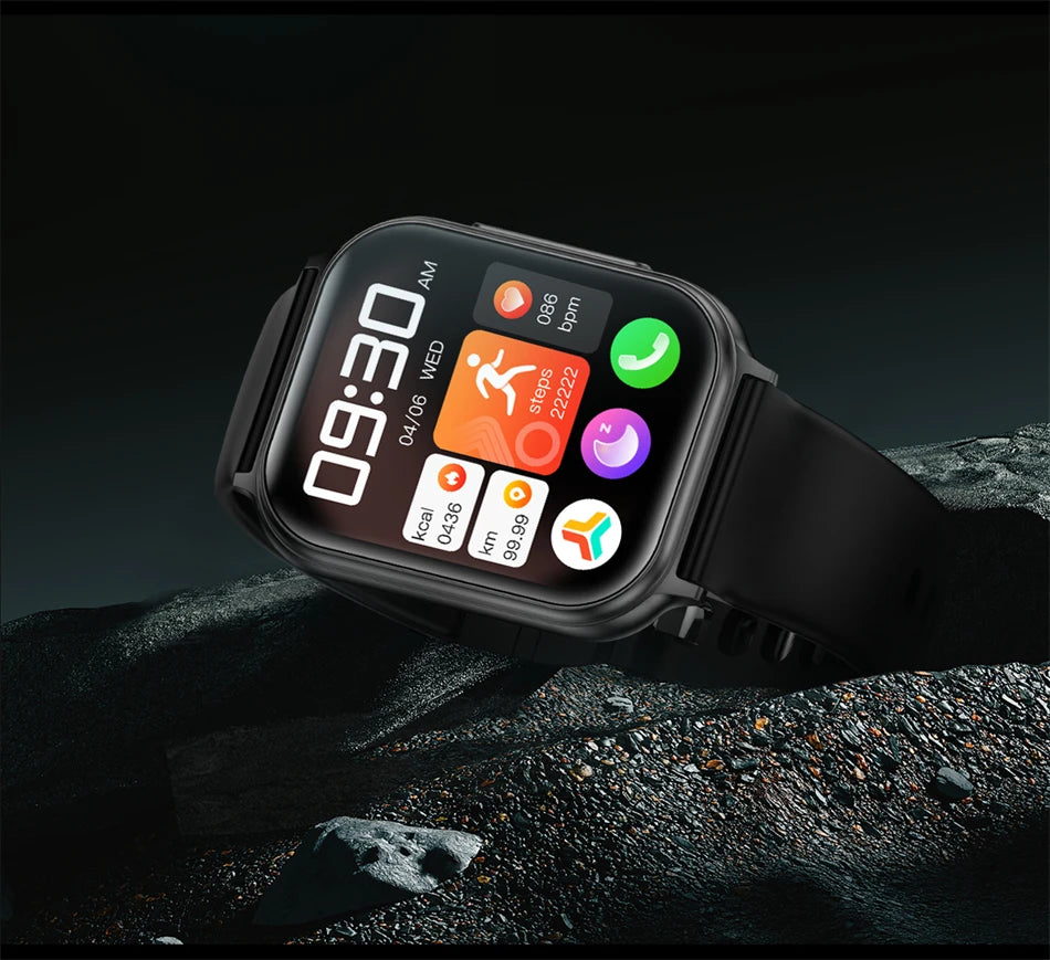 Reloj Inteligente Deportivo IP68 con Monitor de Ritmo Cardíaco 24H y Llamadas