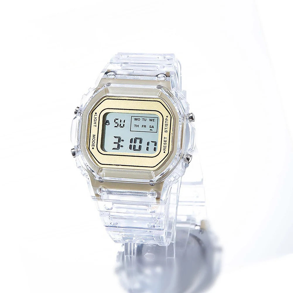 Reloj Electrónico Deportivo Digital LED Cuadrado