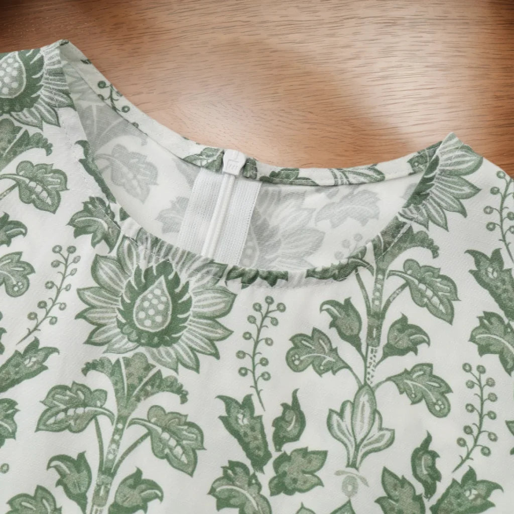 Conjunto de camisa y vestido de lino y algodón para mujer, estampado de moda con bolsillo, colección de vestidos de alta calidad, conjunto elegante de 2 piezas para otoño