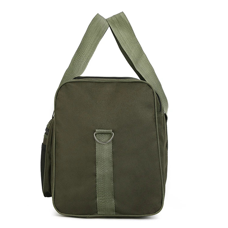 1 bolsa de almacenamiento de equipaje de gran capacidad, bolso de viaje portátil, hombro o bandolera, bolsa de fitness
