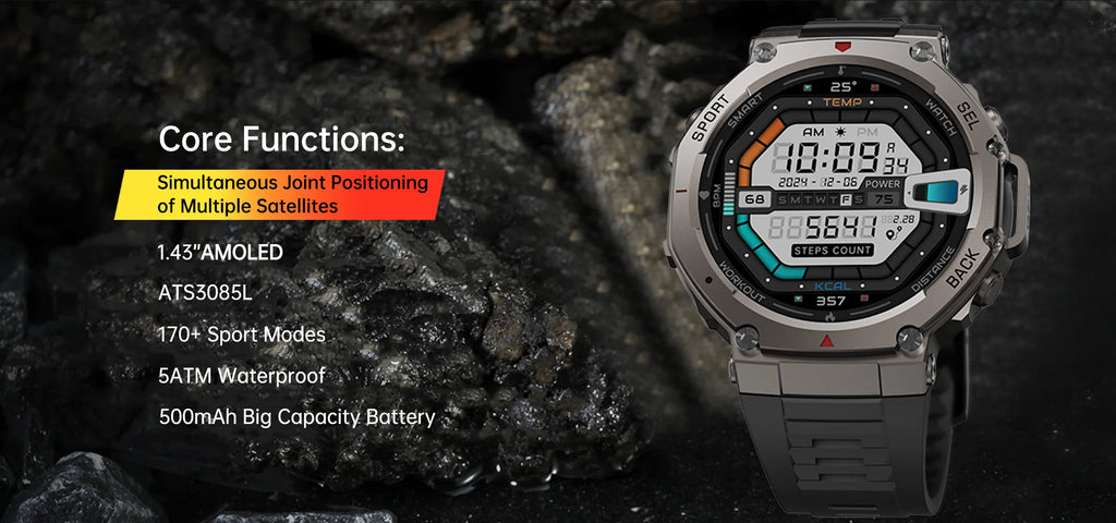 T-Rex 3 Ultra Reloj Inteligente Militar AMOLED