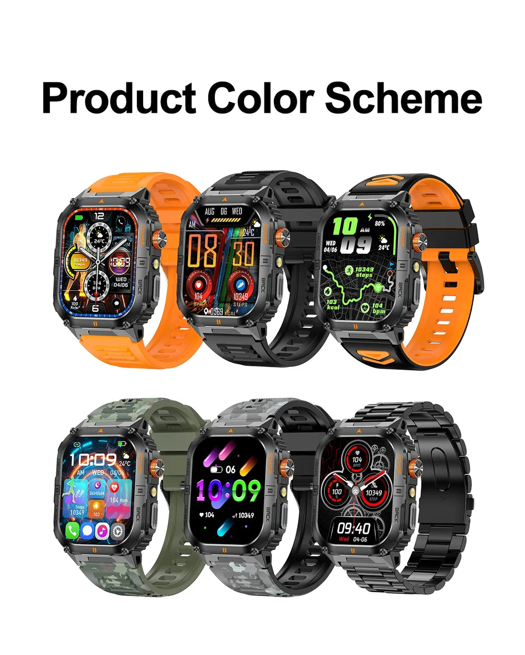 Reloj Inteligente Deportivo IP68 100+ Modos