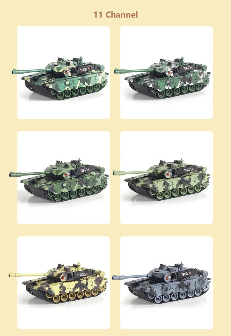 Tanque Teledirigido RC con Orugas 2.4G para Niños