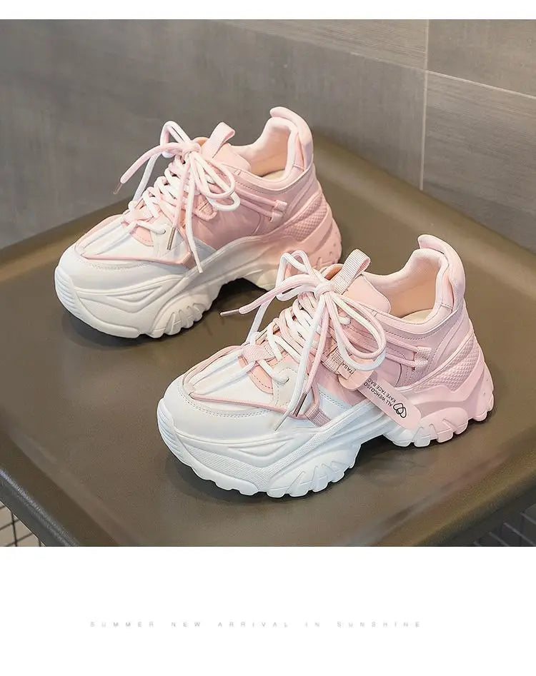Zapatillas de Plataforma para Mujer - Suela Gruesa, Estilo Casual
