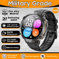 Nuevo reloj inteligente militar T-Rex3 con batería de 1000mAh para hombres, brújula GPS resistente al agua de 10ATM, pantalla AMOLED de 1,73 pulgadas, relojes inteligentes deportivos para llamadas