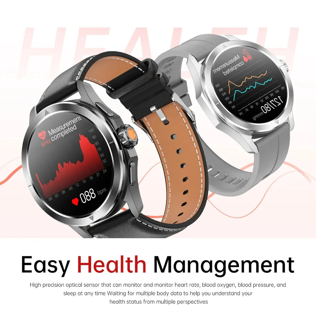 Nuevo para Xiaomi S4 Ultra deportes al aire libre reloj inteligente hombres 1,53 pulgadas AMOLED NFC GPS brújula ritmo cardíaco impermeable BT llamada Smartwatch