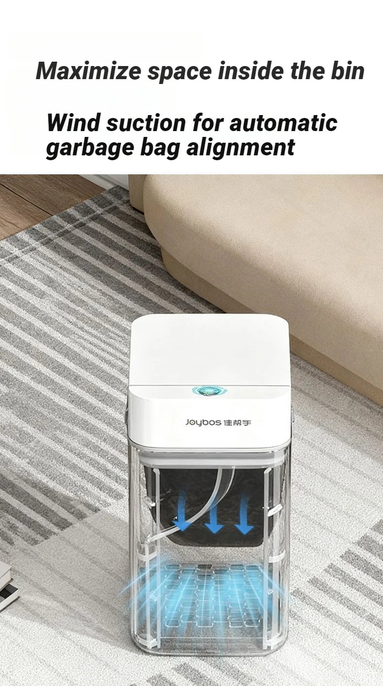 Papelera inteligente Joybos con sensor de movimiento y tapa automática, 12 L