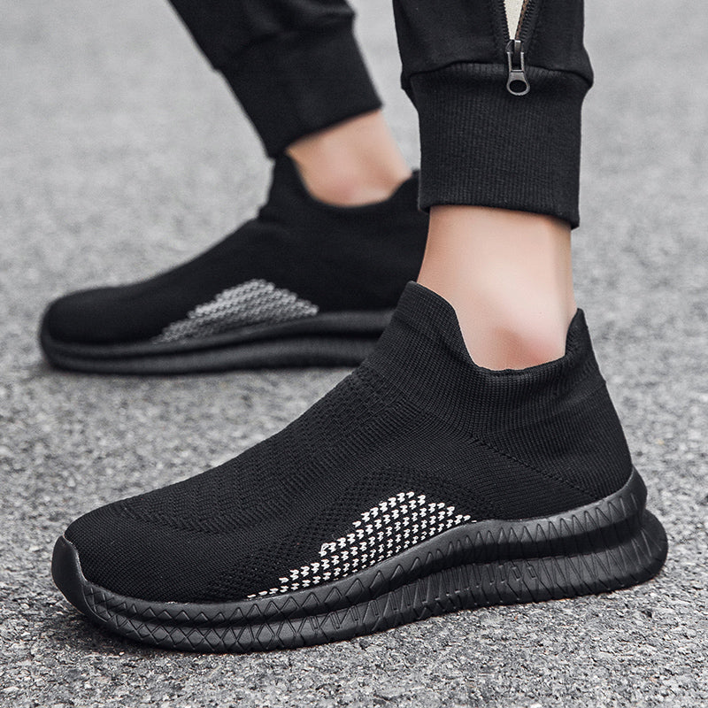 Zapatos transpirables para caminar para hombre, mocasines ligeros para exteriores, zapatos informales suaves y flexibles para hombre, calzado de moda, zapatillas de deporte 39-48