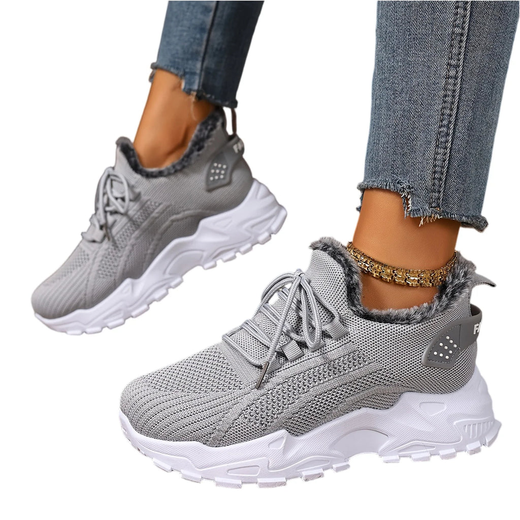 Zapatillas Deportivas de Invierno para Mujer - Suela Antideslizante