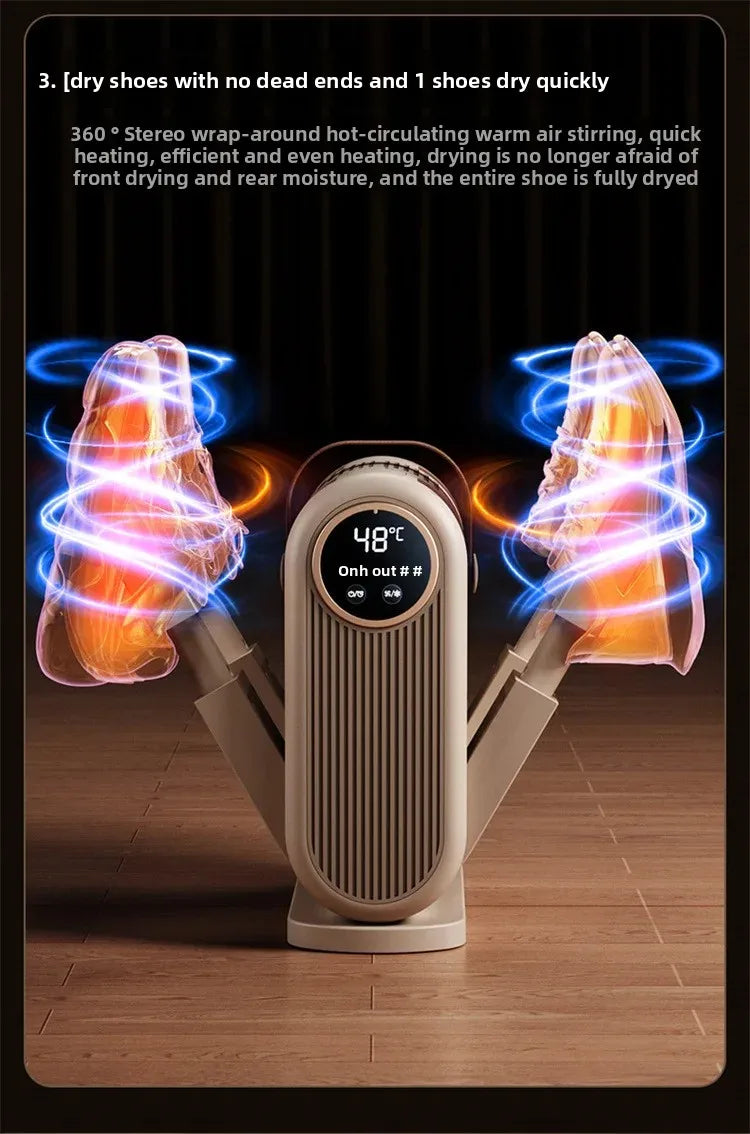 Secador de Zapatos y Botas Eléctrico Plegable