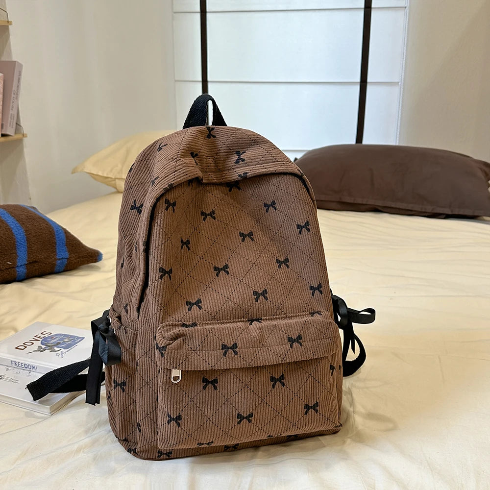 Mochila de Pana para Estudiantes Universitarios y Secundaria