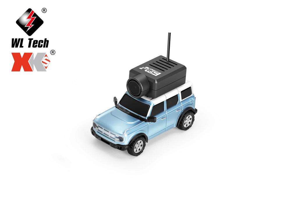 Mini Coche RC 1:64 WLtoys con Cámara FPV HD y Giroscopio
