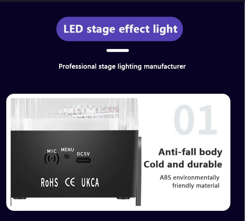 Luz LED Nocturna con Control Remoto para Fiesta