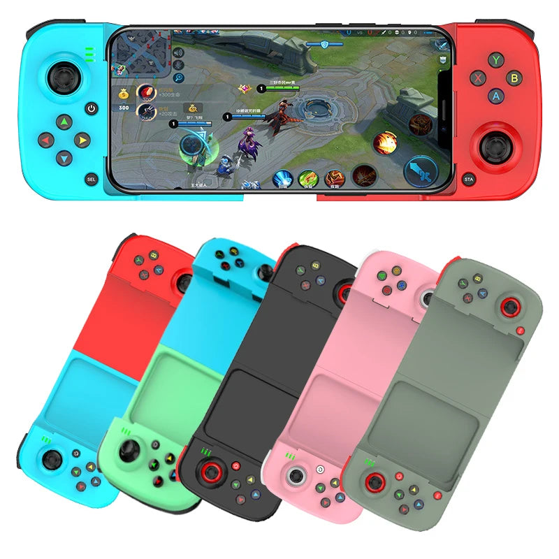 Controlador de juegos extensible inalámbrico D3 compatible con Bluetooth para teléfonos móviles Android Ios PC Gamepad Joystick Control de juego