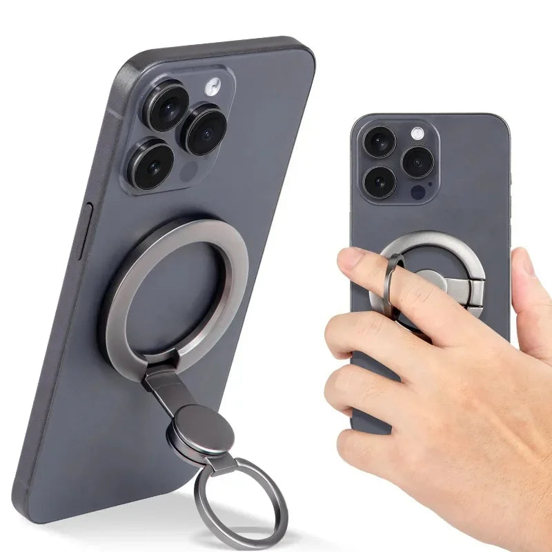 Spinner Antiestrés Plegable y Soporte Magnético para Teléfono con Anillo para Dedos, Compatible con Magsafe iPhone 17 16 15 14 13 12 Pro Max