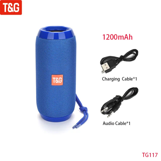Altavoz inalámbrico portátil Caixa De Som Bluetooth caja De sonido De música Bluetooth para Subwoofer Radio FM Bocina acústica manos libres Hifi