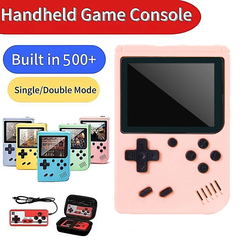 Consola de Juegos Portátil con 500+ Juegos, Emulador Retro, Conecta a TV