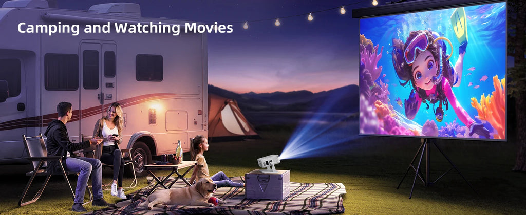 Proyector Xnano HA109 4K Android 11 Wifi6 Dual 200ANSI Allwinner H723 BT5.0 720P 1280*720P Cine en Casa Proyector para Exteriores
