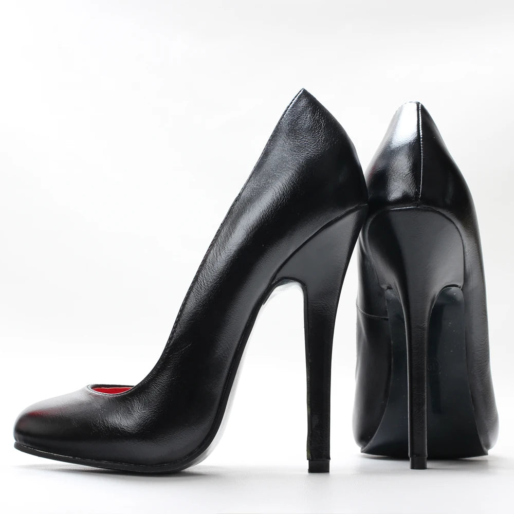 Zapatos de Tacon de Aguja Ultraalto para Mujer - Punta Redonda, Talle Grande