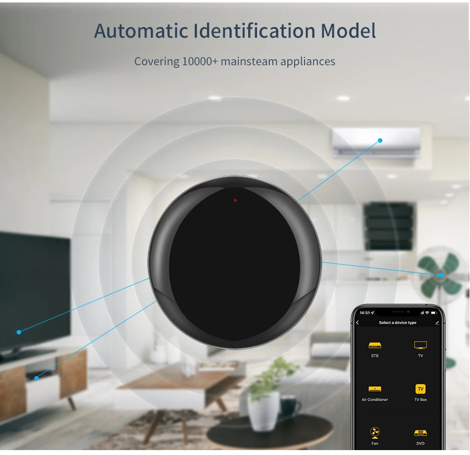 Control Remoto Universal WiFi IR para Aire Acondicionado
