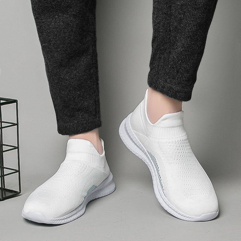Zapatos transpirables para caminar para hombre, mocasines ligeros para exteriores, zapatos informales suaves y flexibles para hombre, calzado de moda, zapatillas de deporte 39-48