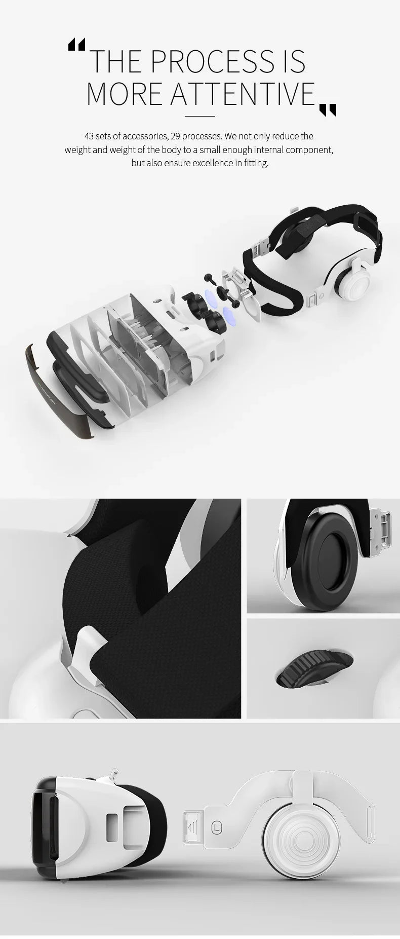 Viar 3D gafas de realidad Virtual VR auriculares casco dispositivos lentes gafas inteligentes para teléfono inteligente Realidade juego móvil Hedset