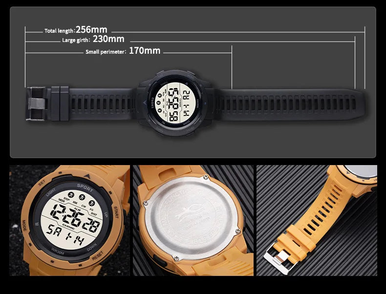 Reloj Digital Deportivo LED Multifunción Hombre