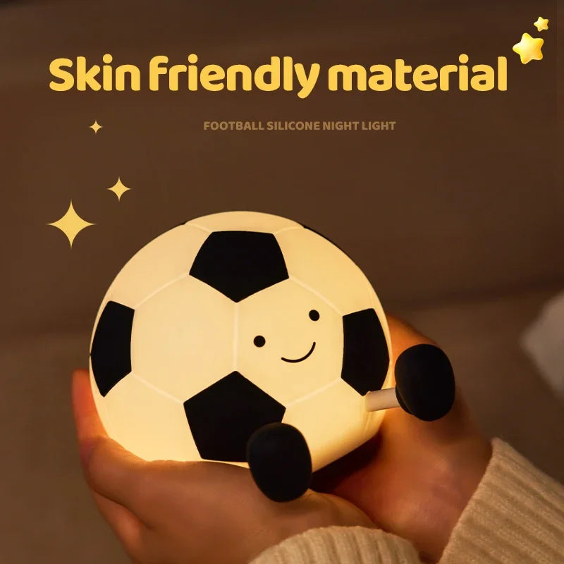 Luz nocturna de silicona suave: lámpara de noche regulable de 3 niveles con control táctil recargable por USB para guardería, niños, bebés y decoración de regalo