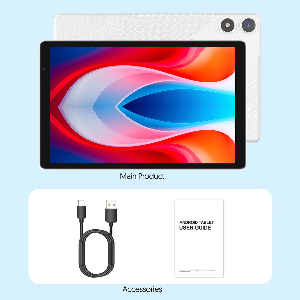 Tablet Android 15 de 10": 8GB RAM, 32GB ROM, cuatro núcleos, 6000mAh